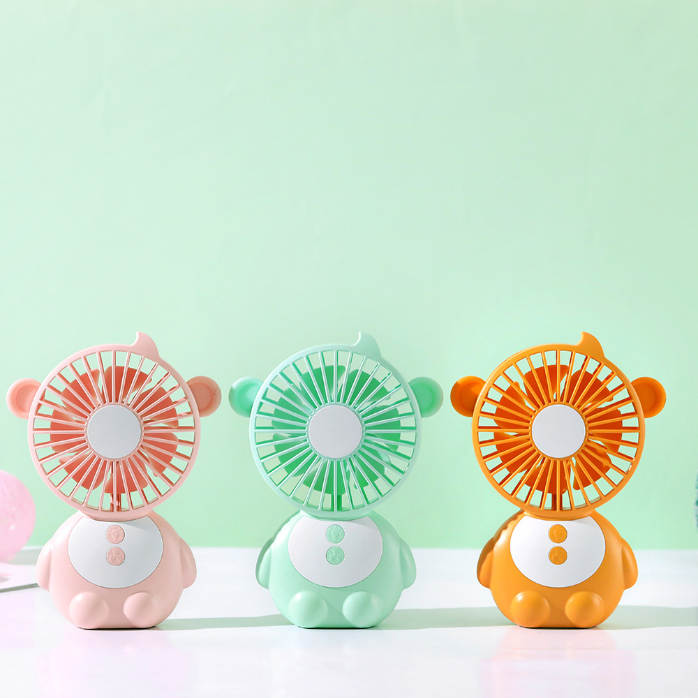 Multi-function monkey spirit desk lamp small fan USB charging mobile power mini handheld small fan Multi-function monkey spirit desk lamp small fan USB charging mobile power mini handheld small fan