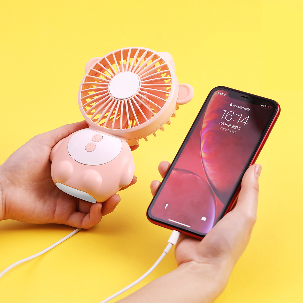 Multi-function monkey spirit desk lamp small fan USB charging mobile power mini handheld small fan Multi-function monkey spirit desk lamp small fan USB charging mobile power mini handheld small fan