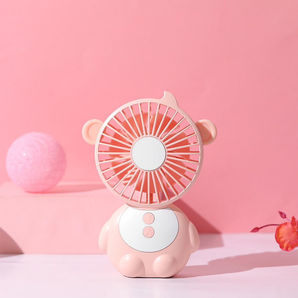 Multi-function monkey spirit desk lamp small fan USB charging mobile power mini handheld small fan Multi-function monkey spirit desk lamp small fan USB charging mobile power mini handheld small fan