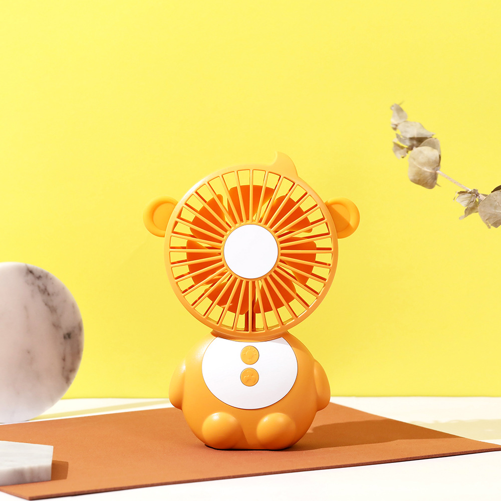 Multi-function monkey spirit desk lamp small fan USB charging mobile power mini handheld small fan Multi-function monkey spirit desk lamp small fan USB charging mobile power mini handheld small fan