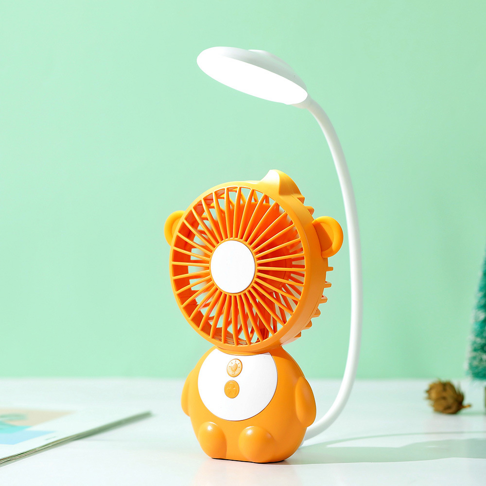 Multi-function monkey spirit desk lamp small fan USB charging mobile power mini handheld small fan Multi-function monkey spirit desk lamp small fan USB charging mobile power mini handheld small fan