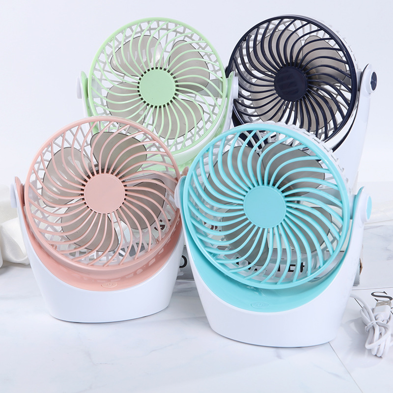 Creative Summer Simple and Beautiful Cool USB Desktop Small fan Portable Noiseless Mini Fan Wholesale