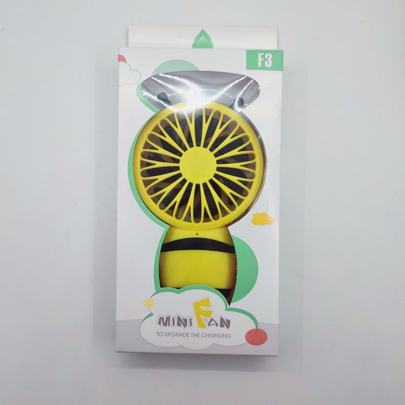 New Watch Fan Mini Handheld Spray Humidification Pocket Portable Folding Halter USB Rechargeable Small Fan