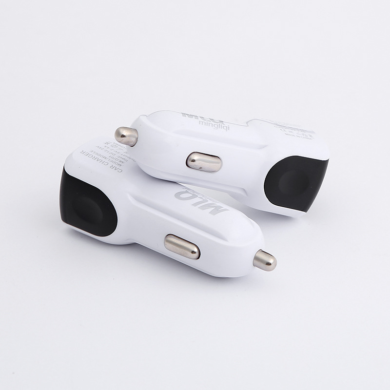 Minliqi MLQ car dual USB car charging quality fast 2.4a car dual phone charger wholesale