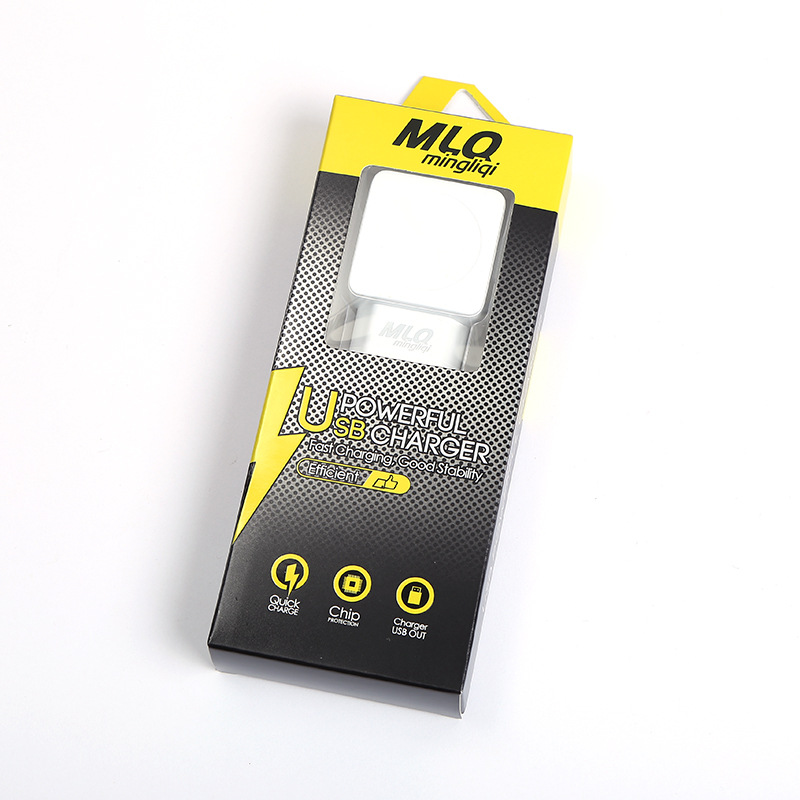 Minlich MLQ mobile charger dual port travel head USB power adapter 5v2.1a white
