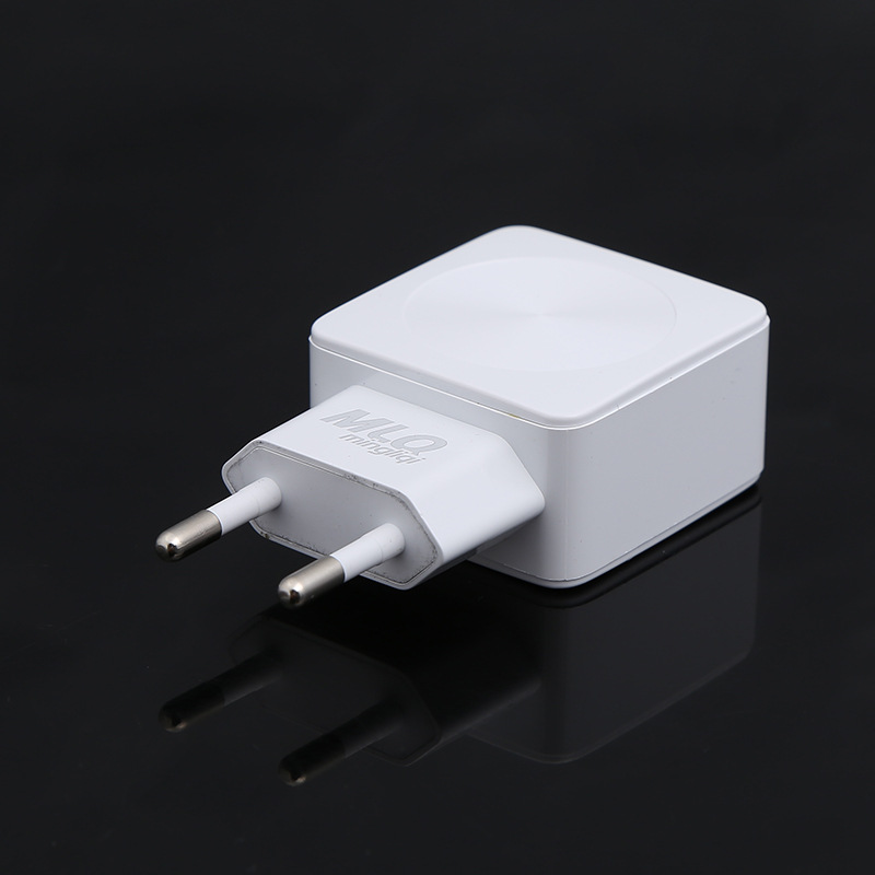 Minlich MLQ mobile charger dual port travel head USB power adapter 5v2.1a white Minlich MLQ mobile charger dual port travel head USB power adapter 5v2.1a white