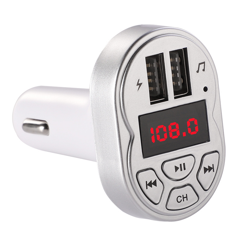 Vehicular Bluetooth MP3 Player A2 Smart Bluetooth Car Supplies Wholesale New Dual USB Card Charger