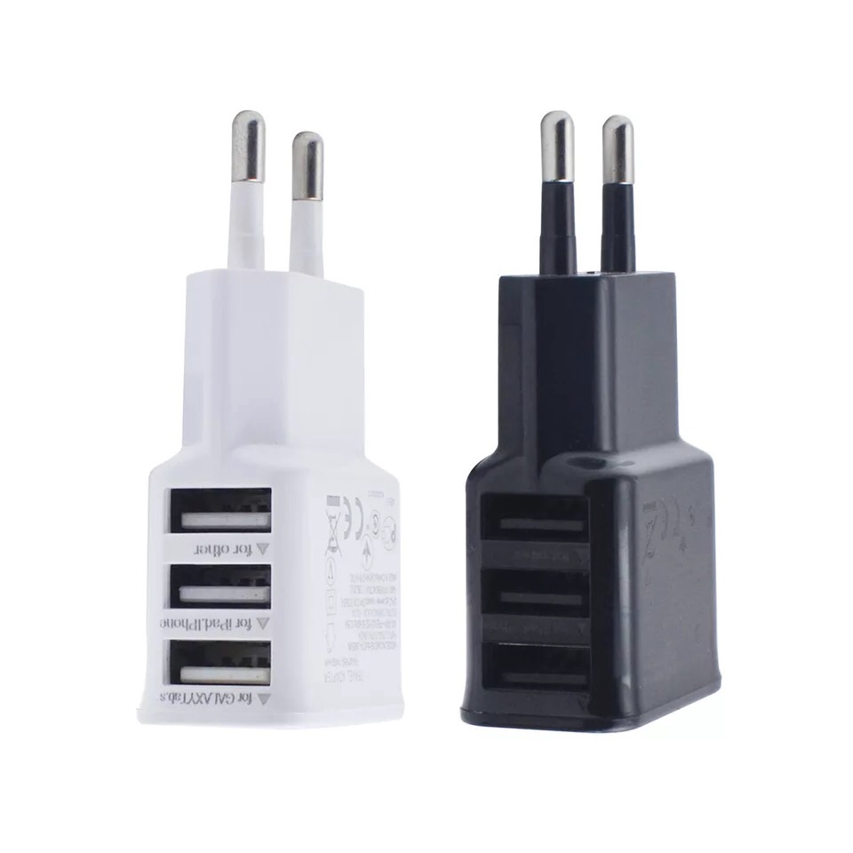 外贸欧规足2A 3USB手机充电器 IC方案智能旅行充电器 外贸欧规足2A 3USB手机充电器 IC方案智能旅行充电器
