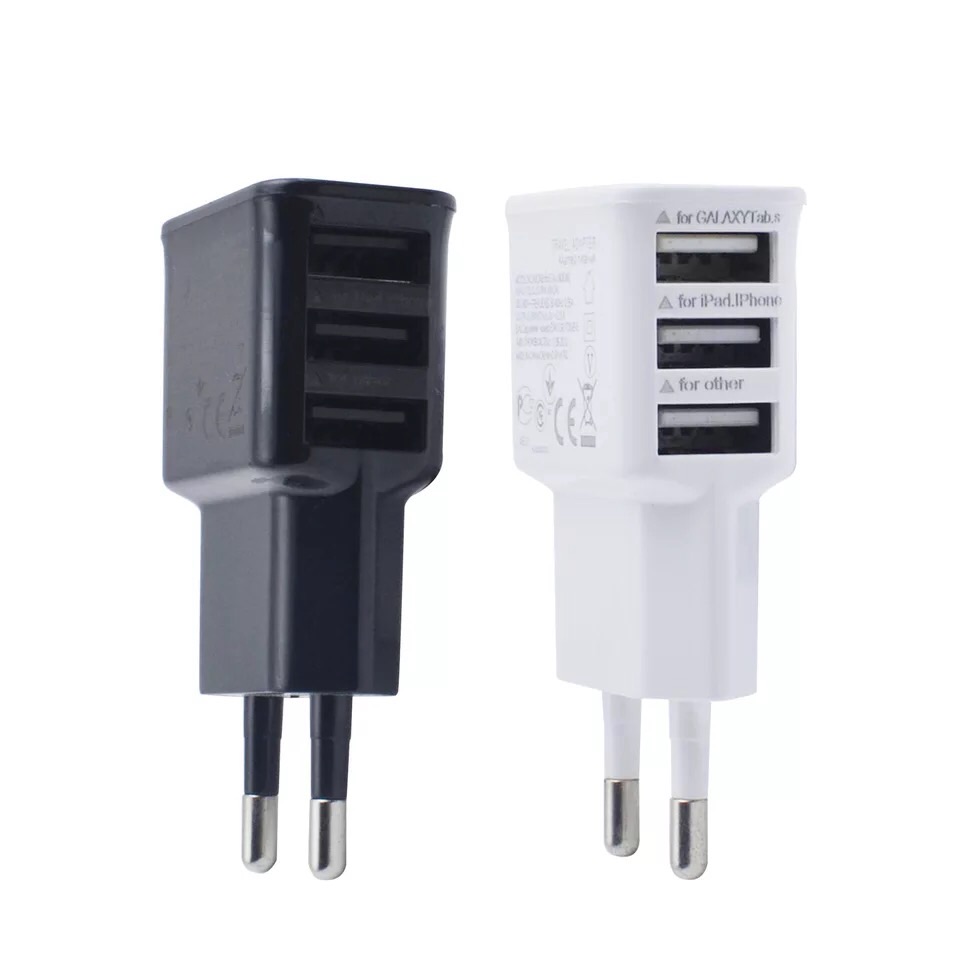 外贸欧规足2A 3USB手机充电器 IC方案智能旅行充电器 外贸欧规足2A 3USB手机充电器 IC方案智能旅行充电器