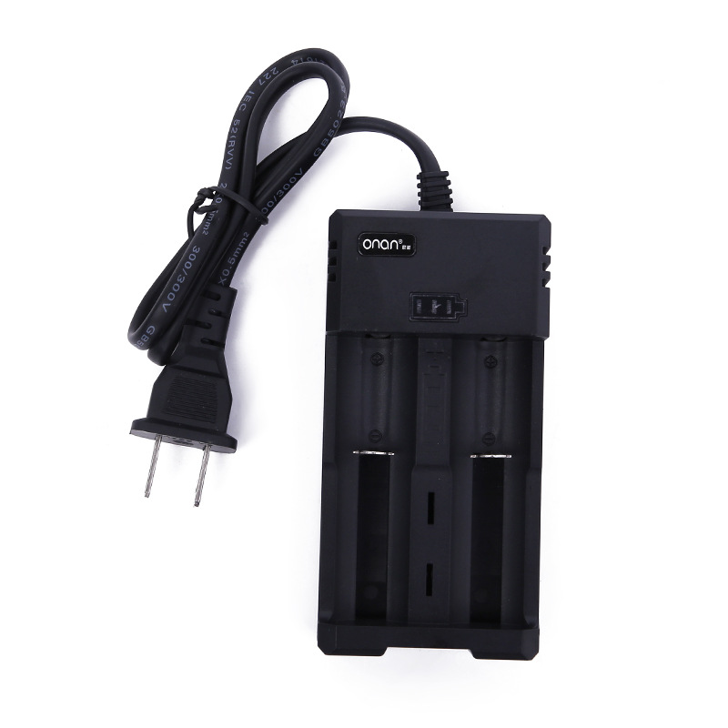 Orneng 18650 lithium battery charger 26650 14500 16340 intelligent dual-slot charger