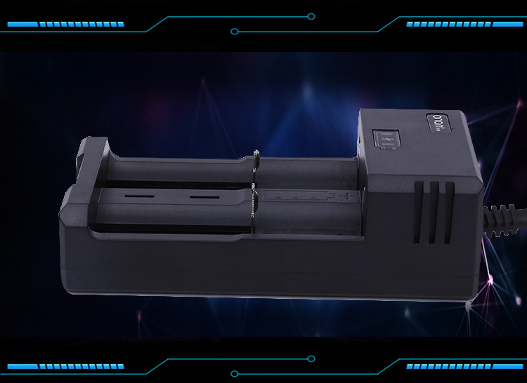 Orneng 18650 lithium battery charger 26650 14500 16340 intelligent dual-slot charger