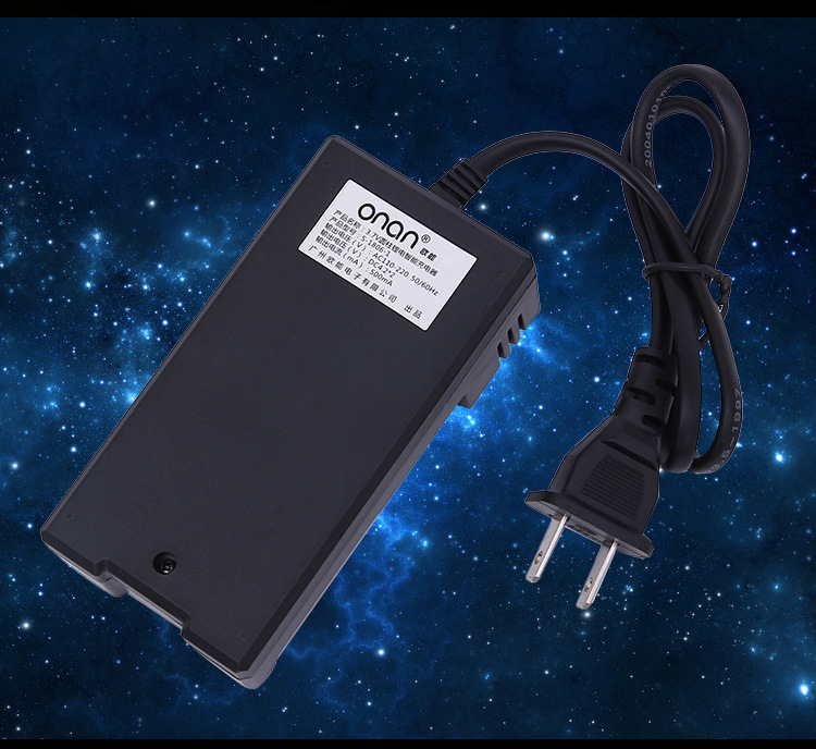 Orneng 18650 lithium battery charger 26650 14500 16340 intelligent dual-slot charger