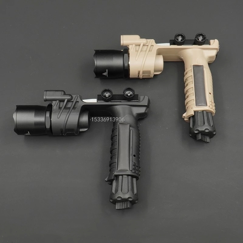 M910 Metal Grip Led Lower Hanging Hand Grip Q6 White Light 20mm Guide Rail Card Slot Xenon Yellow Torch M910 Metal Grip Led Lower Hanging Hand Grip Q6 White Light 20mm Guide Rail Card Slot Xenon Yellow Torch