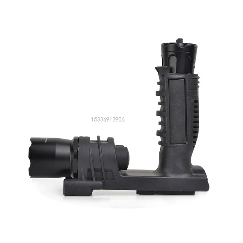 M910 Metal Grip Led Lower Hanging Hand Grip Q6 White Light 20mm Guide Rail Card Slot Xenon Yellow Torch M910 Metal Grip Led Lower Hanging Hand Grip Q6 White Light 20mm Guide Rail Card Slot Xenon Yellow Torch