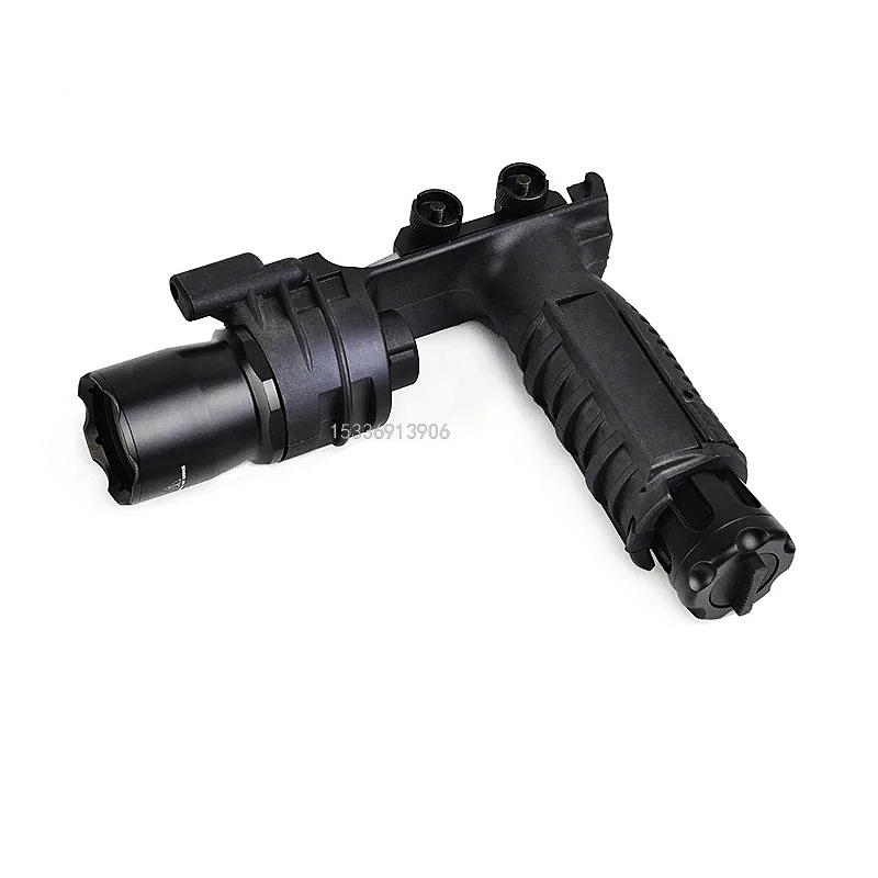 M910 Metal Grip Led Lower Hanging Hand Grip Q6 White Light 20mm Guide Rail Card Slot Xenon Yellow Torch M910 Metal Grip Led Lower Hanging Hand Grip Q6 White Light 20mm Guide Rail Card Slot Xenon Yellow Torch