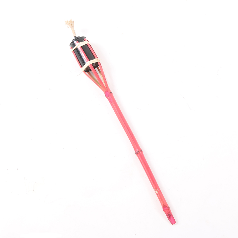 Male - dried bamboo wood torch outdoor lighting barbecue camping lamp decoration.