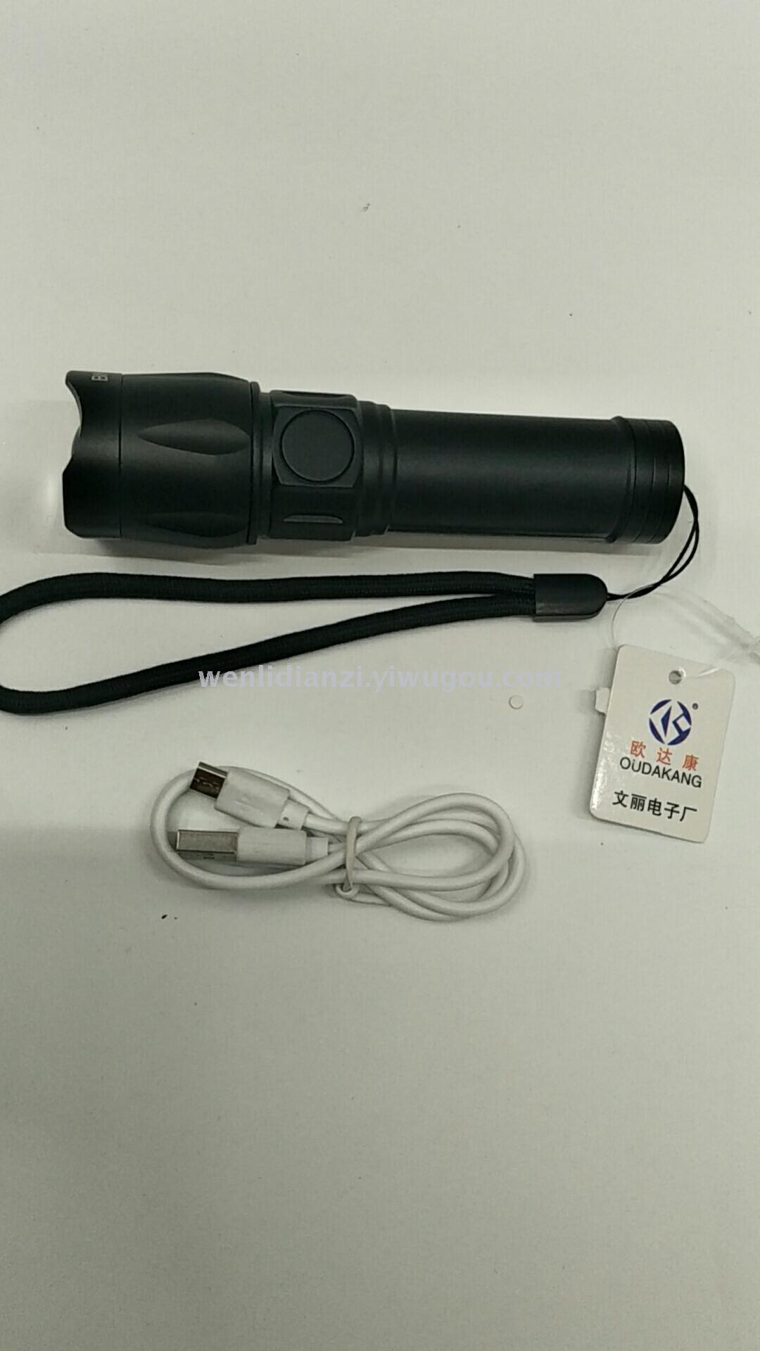 New USB charging aluminum torch dimming aluminum torch mini COB aluminum torch New USB charging aluminum torch dimming aluminum torch mini COB aluminum torch