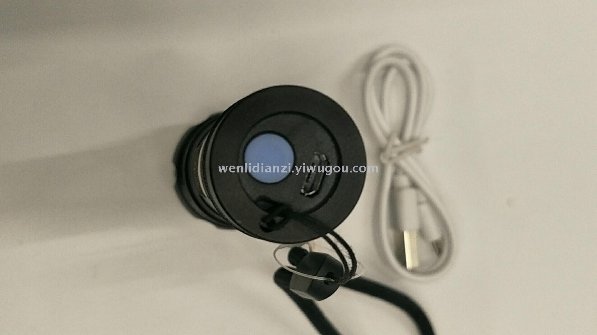 New USB charging aluminum torch dimming aluminum torch mini COB aluminum torch