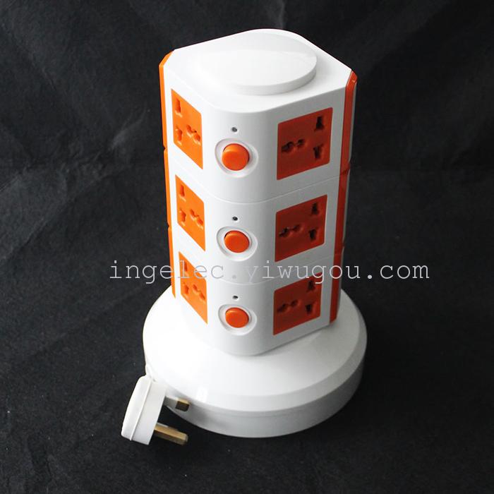 4-Layer 2usb Independent Switch Socket Power Strip Power Strip Patch Board Patch Board