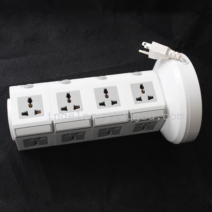 4-Layer 2usb Independent Switch Socket Power Strip Power Strip Patch Board Patch Board