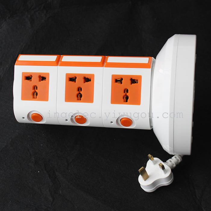 4-Layer 2usb Independent Switch Socket Power Strip Power Strip Patch Board Patch Board