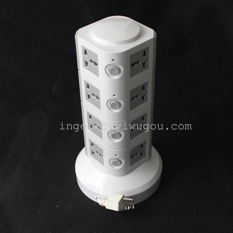 Multifunctional 4-Layer 2usb Independent Switch Socket Power Strip Power Strip Patch Board Patch Board