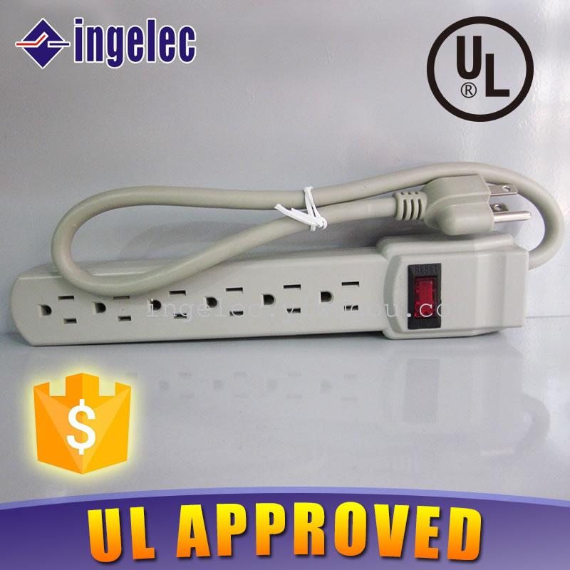 6 Position 3M with Switch American Grounding Socket Power Strip Power Strip Patch Board Patch Board