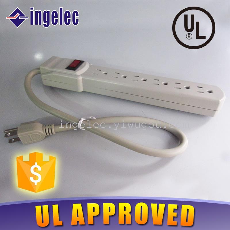 6 Position 3M with Switch American Grounding Socket Power Strip Power Strip Patch Board Patch Board