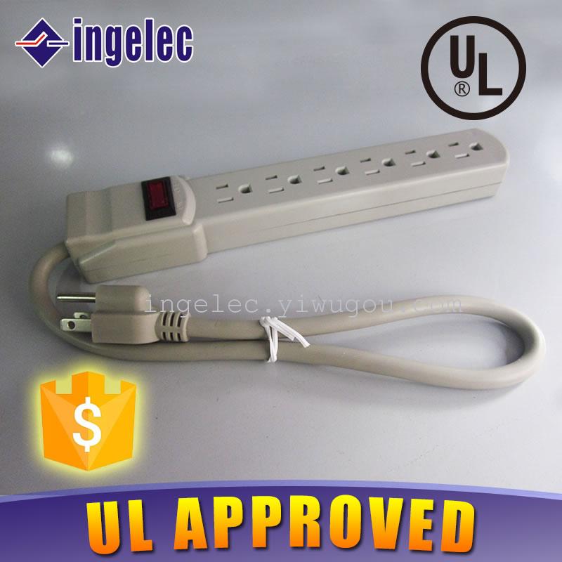 6 Position 3M with Switch American Grounding Socket Power Strip Power Strip Patch Board Patch Board