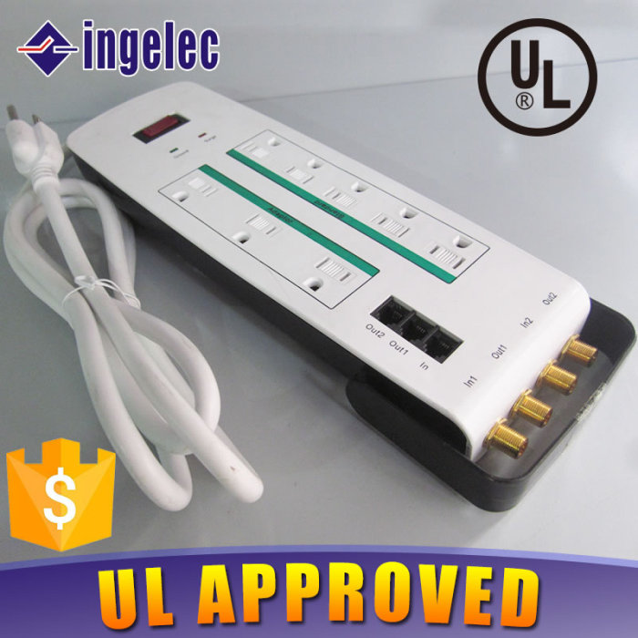 6 Position 3M with Switch American Grounding Socket Power Strip Power Strip Patch Board Patch Board
