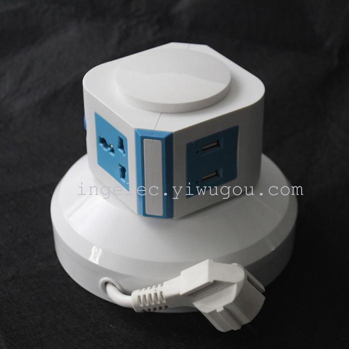 6 Position 3M with Switch American Grounding Socket Power Strip Power Strip Patch Board Patch Board