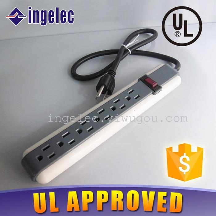 6 Position 3M with Switch American Grounding Socket Power Strip Power Strip Patch Board Patch Board
