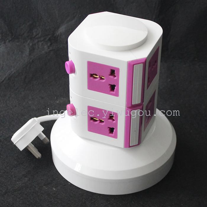 6 Position 3M with Switch American Grounding Socket Power Strip Power Strip Patch Board Patch Board