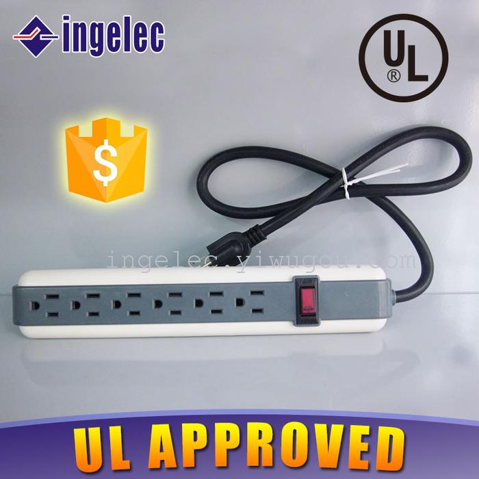 6 Position 3M with Switch American Grounding Socket Power Strip Power Strip Patch Board Patch Board