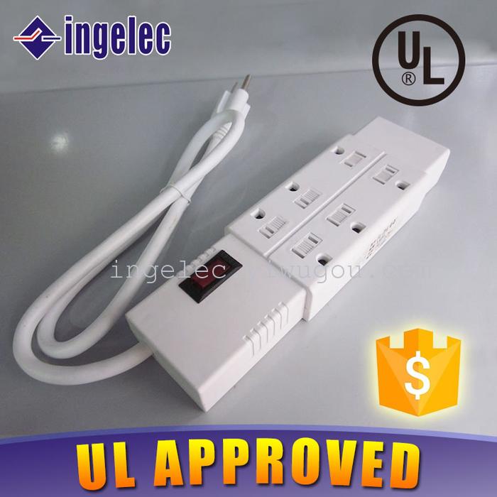 6-Position Gray American Grounding Socket with Switch Power Strip Power Strip Patch Board Patch Board 6-Position Gray American Grounding Socket with Switch Power Strip Power Strip Patch Board Patch Board