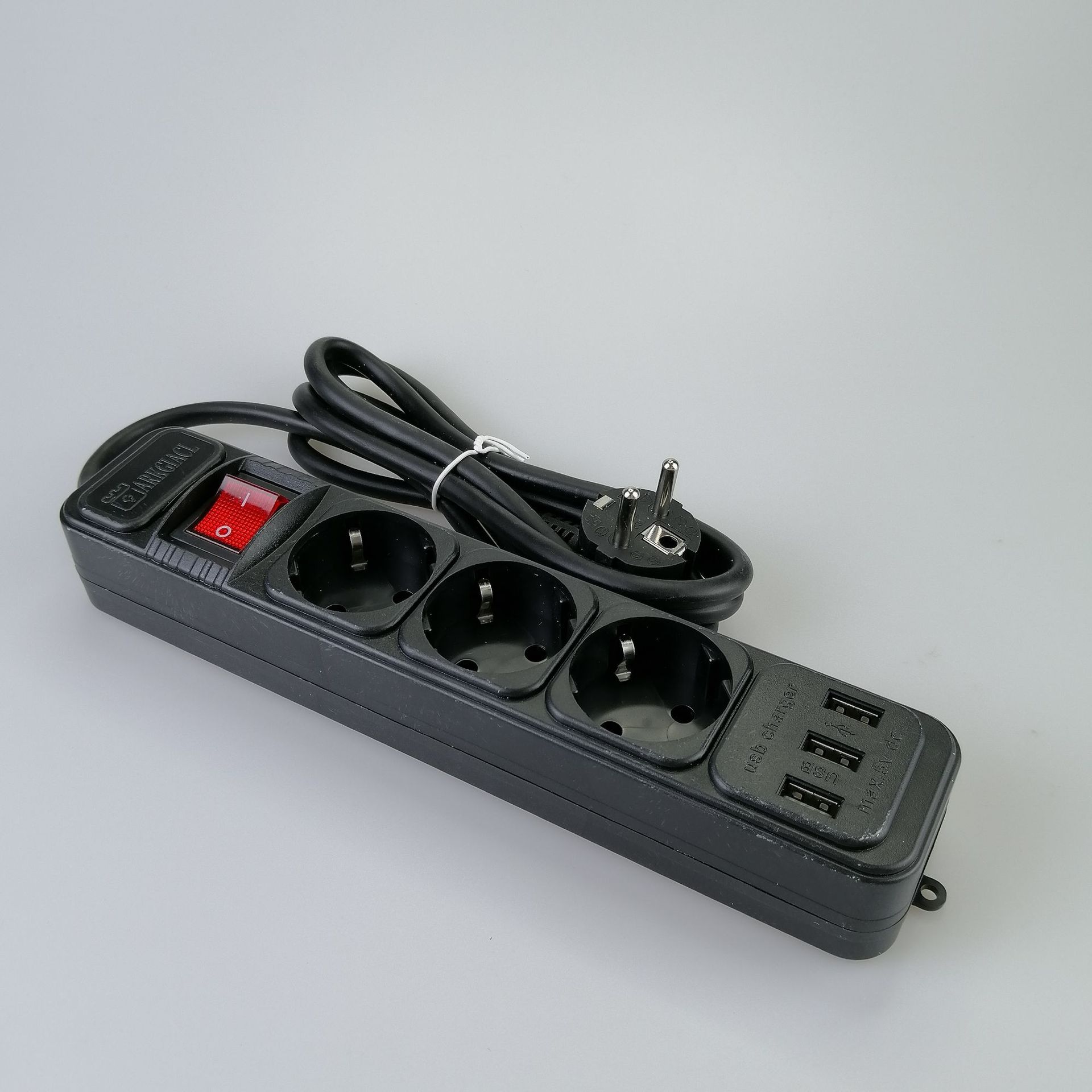 French Five-Bit Patch Board with Switch Connector Socket Patch Board Black French 3 M Wire African with USB