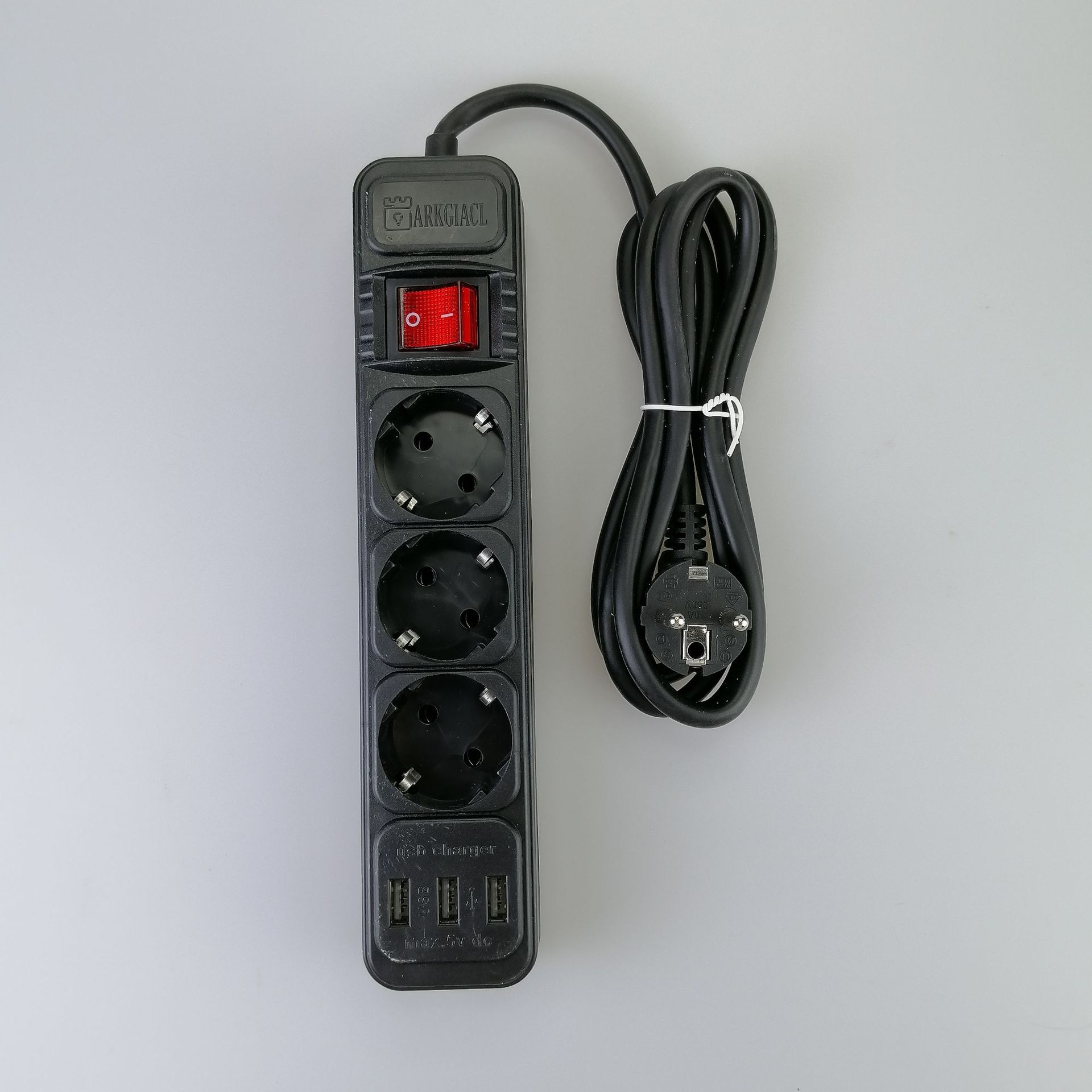 French Five-Bit Patch Board with Switch Connector Socket Patch Board Black French 3 M Wire African with USB