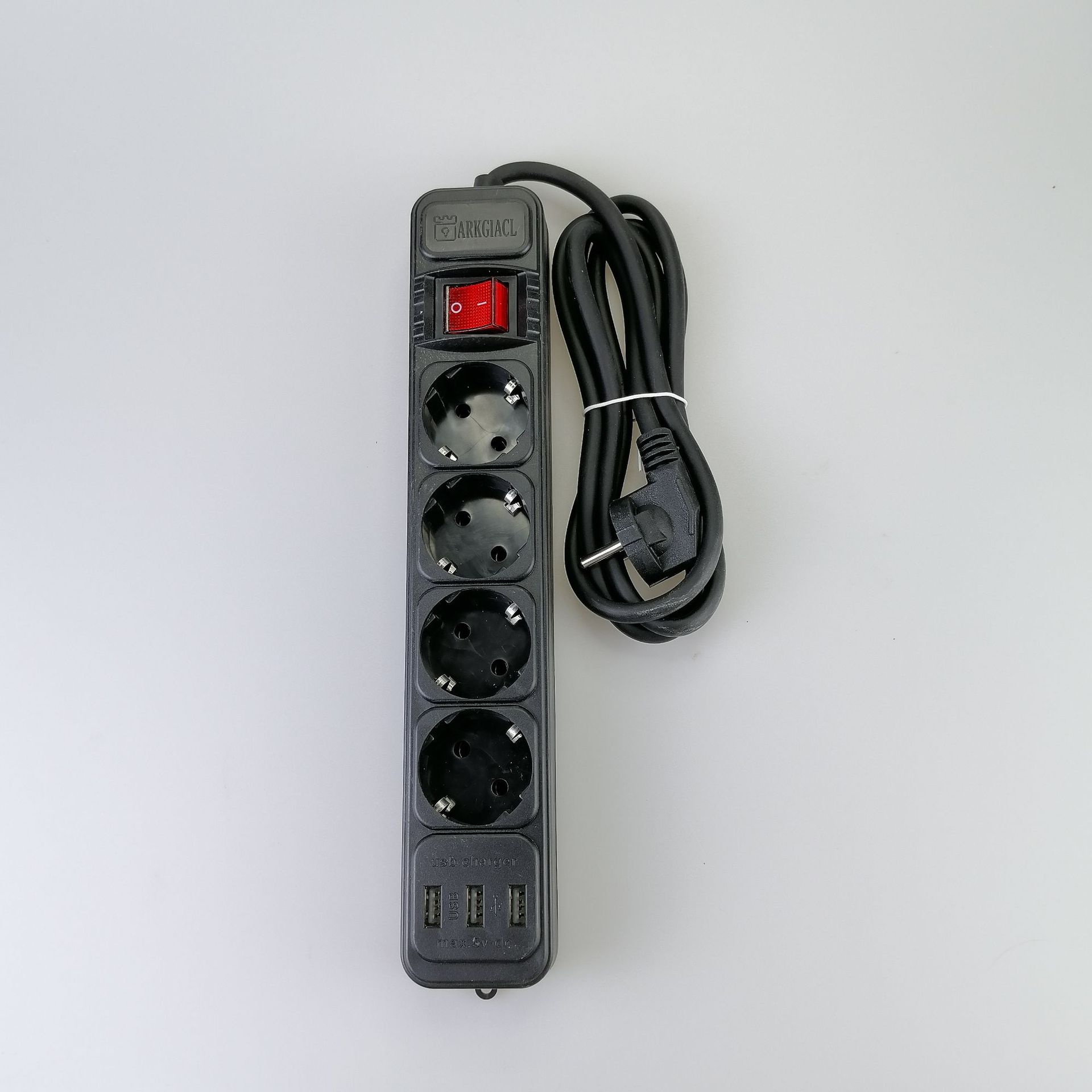 French Five-Bit Patch Board with Switch Connector Socket Patch Board Black French 3 M Wire African with USB
