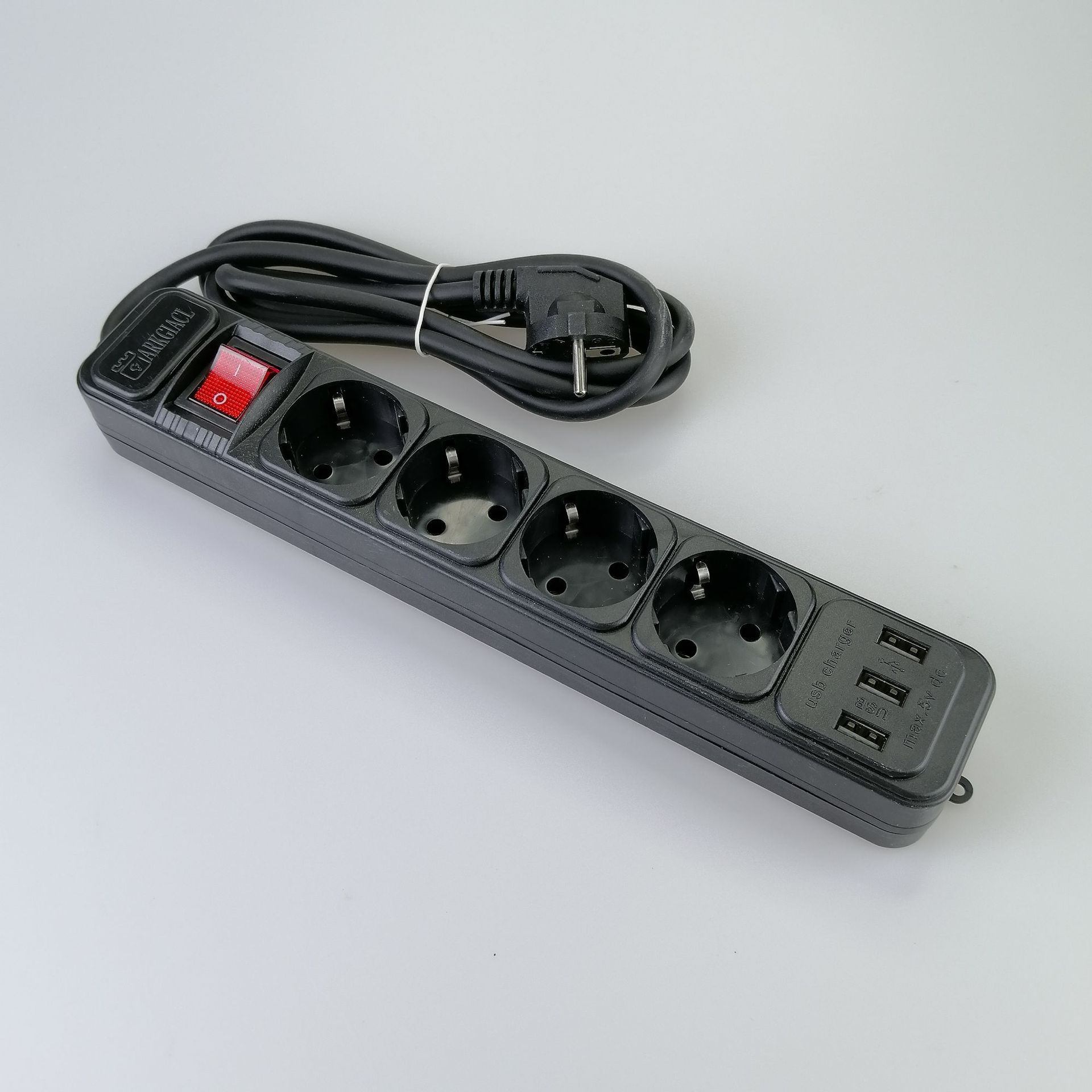 French Five-Bit Patch Board with Switch Connector Socket Patch Board Black French 3 M Wire African with USB