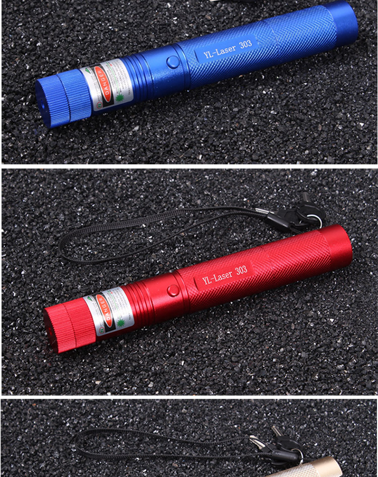 303 Green Laser Flashlight Tube Laser Light Flashlight Pointer Factory Direct Sales One Piece Dropshipping
