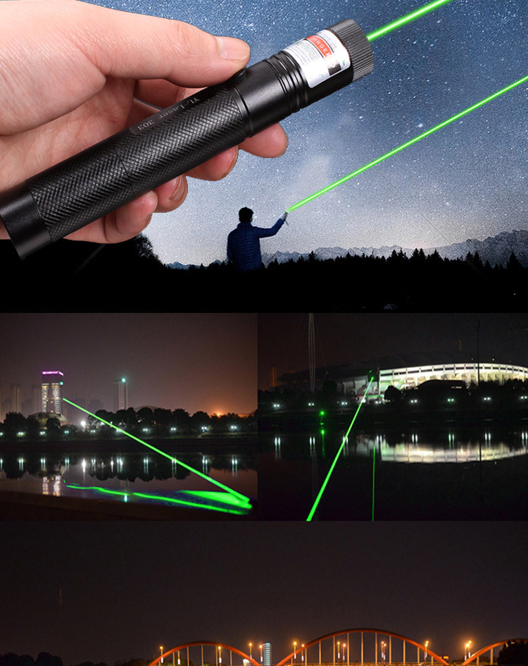 303 Green Laser Flashlight Tube Laser Light Flashlight Pointer Factory Direct Sales One Piece Dropshipping