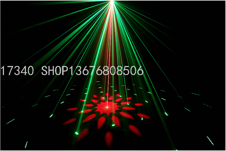 16-in-1 Laser Light Mini Laser Light Laser Light Animation Laser Light Laser Light 4 Head 8 Eyes Beam Laser Light LED