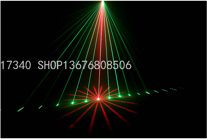 16-in-1 Laser Light Mini Laser Light Laser Light Animation Laser Light Laser Light 4 Head 8 Eyes Beam Laser Light LED