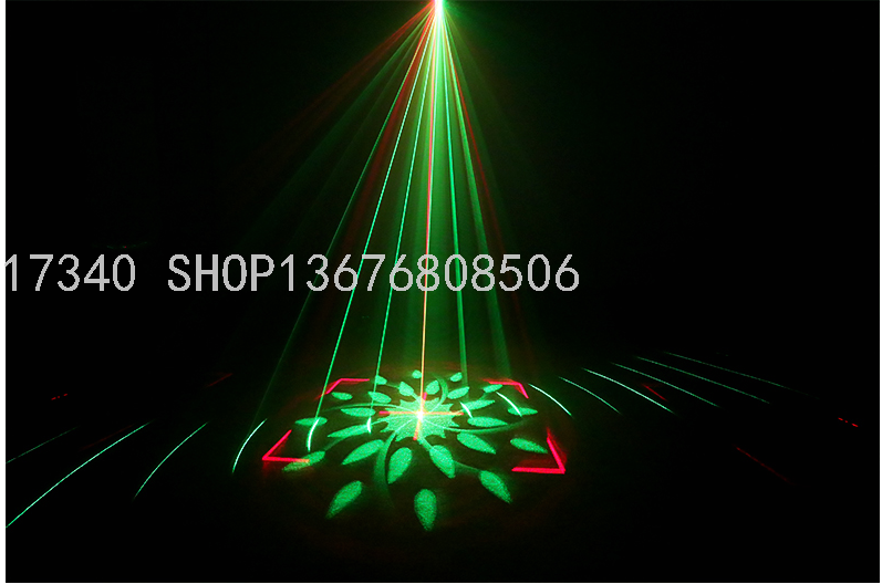 16-in-1 Laser Light Mini Laser Light Laser Light Animation Laser Light Laser Light 4 Head 8 Eyes Beam Laser Light LED