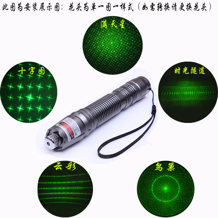Laser Light Universal Flower Head Cross Time Tunnel Bird&#039;s Nest Clouds Starry Sky One Piece Dropshipping