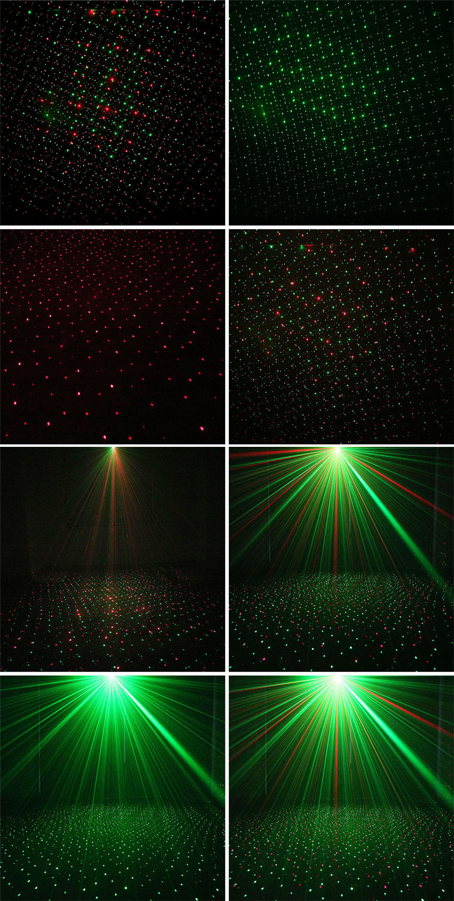 Outdoor Waterproof Laser Light Red and Green Laser Light Garden Lamp Ground Plugged Light