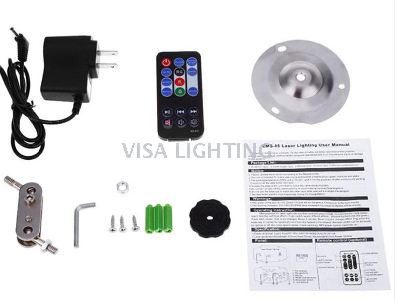 Stage lighting remote control double hole mini laser light KTV bar DJ booth light dynamic pattern laser laser light