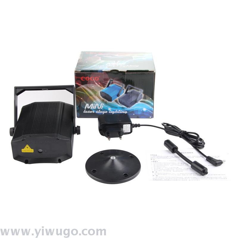 New Mini RGB Laser Light Red Green Blue Laser Light Christmas Decoration Light Courtyard Bar Atmosphere Light