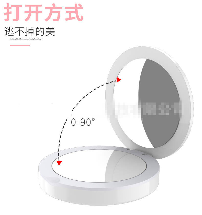 Private Model Portable LED Power Bank Makeup Mirror Internet Celebrity Portable Portable Mobile Power Gift Mirror Custom Private Model Portable LED Power Bank Makeup Mirror Internet Celebrity Portable Portable Mobile Power Gift Mirror Custom