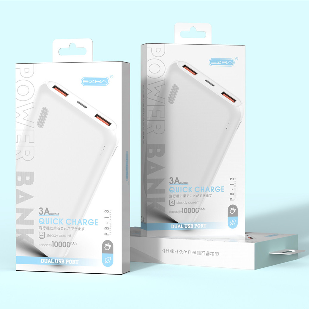 Aidu Polymer Power Bank Fast Charge Large Capacity Mobile Power 10,000 Ma Gift Customization OEM
